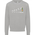 Months to Christmas Funny Xmas Kids Sweatshirt Jumper Sports Grey