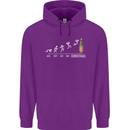 Months to Christmas Funny Xmas Mens 80% Cotton Hoodie Purple