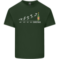 Months to Christmas Funny Xmas Mens Cotton T-Shirt Tee Top Forest Green