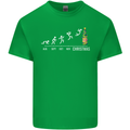 Months to Christmas Funny Xmas Mens Cotton T-Shirt Tee Top Irish Green