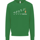 Months to Christmas Funny Xmas Mens Sweatshirt Jumper Irish Green