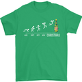 Months to Christmas Funny Xmas Mens T-Shirt 100% Cotton Irish Green