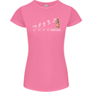 Months to Christmas Funny Xmas Womens Petite Cut T-Shirt Azalea
