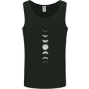 Moon Phases Supermoon Eclipse Full Moon Mens Vest Tank Top Black