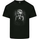 Moonlit Grizzly Bear In the Wilderness Kids T-Shirt Childrens Black