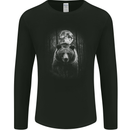 Moonlit Grizzly Bear In the Wilderness Mens Long Sleeve T-Shirt Black