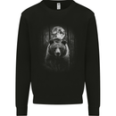 Moonlit Grizzly Bear In the Wilderness Mens Sweatshirt Jumper Black