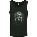 Moonlit Grizzly Bear In the Wilderness Mens Vest Tank Top Black