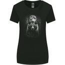 Moonlit Grizzly Bear In the Wilderness Womens Wider Cut T-Shirt Black