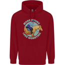 More Horse Riding Less Worrying Equestrian Childrens Kids Hoodie Red
