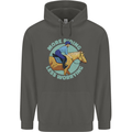 More Horse Riding Less Worrying Equestrian Childrens Kids Hoodie Storm Grey