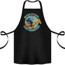 More Horse Riding Less Worrying Equestrian Cotton Apron 100% Organic Black