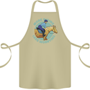 More Horse Riding Less Worrying Equestrian Cotton Apron 100% Organic Khaki