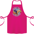 More Horse Riding Less Worrying Equestrian Cotton Apron 100% Organic Pink