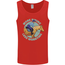 More Horse Riding Less Worrying Equestrian Mens Vest Tank Top Red