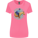 More Horse Riding Less Worrying Equestrian Womens Wider Cut T-Shirt Azalea