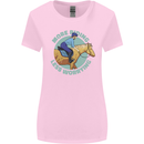 More Horse Riding Less Worrying Equestrian Womens Wider Cut T-Shirt Light Pink