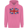 Mosaic Union Jack Flag Great Britain UK Childrens Kids Hoodie Azalea
