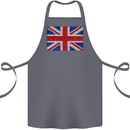 Mosaic Union Jack Flag Great Britain UK Cotton Apron 100% Organic Steel
