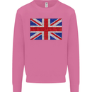 Mosaic Union Jack Flag Great Britain UK Mens Sweatshirt Jumper Azalea
