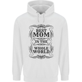 Mothers Day Best Mom in the World Childrens Kids Hoodie White