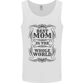 Mothers Day Best Mom in the World Mens Vest Tank Top White