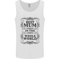 Mothers Day Best Mum in the World Mens Vest Tank Top White