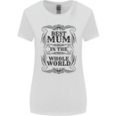 Mothers Day Best Mum in the World Womens Wider Cut T-Shirt White
