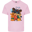 Mothman With Fairies Mens Cotton T-Shirt Tee Top Light Pink