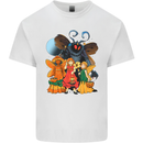 Mothman With Fairies Mens Cotton T-Shirt Tee Top White