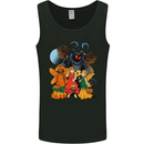 Mothman With Fairies Mens Vest Tank Top Black