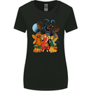 Mothman With Fairies Womens Wider Cut T-Shirt Black