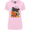 Mothman With Fairies Womens Wider Cut T-Shirt Light Pink
