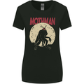 Mothman With Moon Background Womens Wider Cut T-Shirt Black