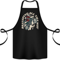 Motocross Christmas Santa MotoX Biker Motorcycle Cotton Apron 100% Organic Black