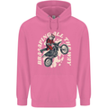 Motocross Christmas Santa MotoX Biker Motorcycle Mens 80% Cotton Hoodie Azelea