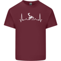 Motocross ECG Dirt Bike MotoX Mens Cotton T-Shirt Tee Top Maroon