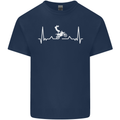 Motocross ECG Dirt Bike MotoX Mens Cotton T-Shirt Tee Top Navy Blue