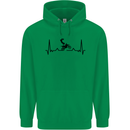 Motocross ECG MotoX Dirt Bike Mens 80% Cotton Hoodie Irish Green