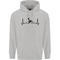 Motocross ECG MotoX Dirt Bike Mens 80% Cotton Hoodie Sports Grey