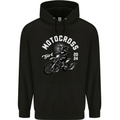 Motocross Girl Motocross MotoX Dirt Bike Female Childrens Kids Hoodie Black