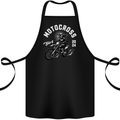 Motocross Girl Motocross MotoX Dirt Bike Female Cotton Apron 100% Organic Black