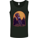 Motocross Santa Claus Christmas MotoX Dirt Bike Mens Vest Tank Top Black