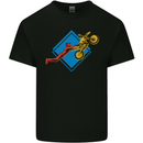 Motocross Stunt Dirt Bike MotoX Kids T-Shirt Childrens Black