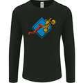 Motocross Stunt Dirt Bike MotoX Mens Long Sleeve T-Shirt Black