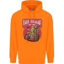 Motocross Talk Braaap MotoX Dirt Bike Motorcycle Childrens Kids Hoodie Orange