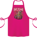 Motocross Talk Braaap MotoX Dirt Bike Motorcycle Cotton Apron 100% Organic Pink
