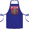 Motocross Talk Braaap MotoX Dirt Bike Motorcycle Cotton Apron 100% Organic Royal Blue