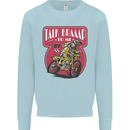 Motocross Talk Braaap MotoX Dirt Bike Motorcycle Kids Sweatshirt Jumper Light Blue