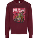Motocross Talk Braaap MotoX Dirt Bike Motorcycle Kids Sweatshirt Jumper Maroon